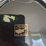 Black and Gold Antique Ceramic hand made Greek plate Image 2