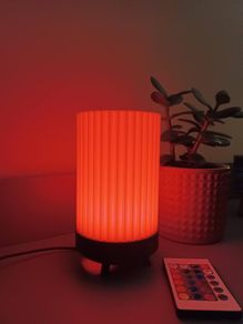 Modern RGB LED 3D Printed Lamp
