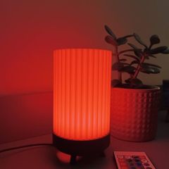Modern RGB LED 3D Printed Lamp