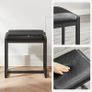 _Dressing Table, Dressing Table with Stool, Cosmetic Table with Oval Mirror and Open Compartment, Drawers, Industrial Design, for Bedroom, Dressing Room, Vintage Brown/Black Image 5
