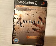 Resident Evil 4 collectors tin Steelbook PS2 PlayStation