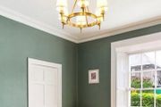 Waterford Crystal Brass Chandelier / Ceiling Light
