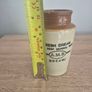 Antique Salt Glazed Stoneware Jar, English Cream Jar: Rustic Pottery Image 8