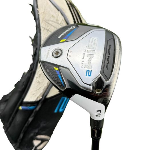 Taylormade Sim2 Titanium #3 Wood 15 Degree / Tensei Blue AV 65 FW Stiff