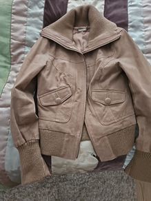Ladies leather jacket