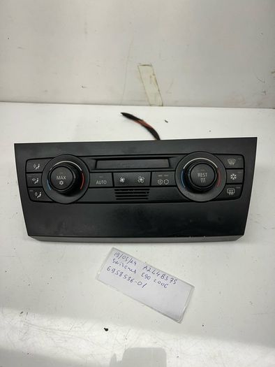 2005 Bmw  3 Series  E90 E91 Heater Climate Control Unit 6411 6958536-01 A2l4b37s