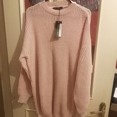 Pink winter jumper size 16 tags