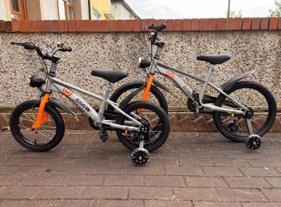 kids bike with lights new in