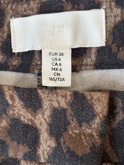 H&M Cheetah Print Trousers