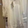 Amazing vintage Monsoon NWT New pure silk ivory special occasion wedding dress Image 5
