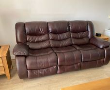 3 piece leather recliners