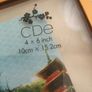 Hanging Chain Picture Frames 3-Set       -  Floating Vintage style Image 3