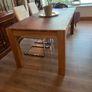 Solid Oak Dining Table Image 3