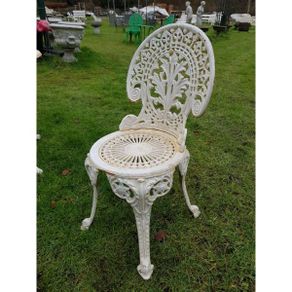 Cast Iron Chair Ornate Style H H64