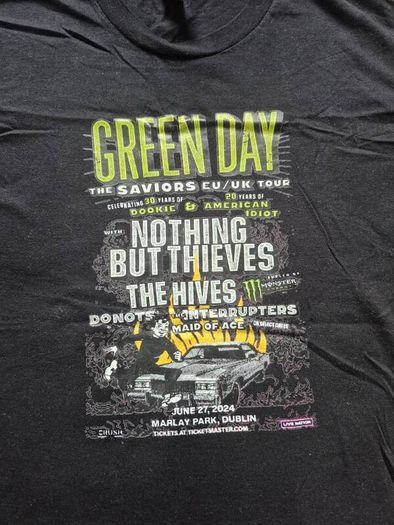 Greenday 2024 Saviors Tour t-shirt