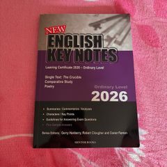 English key notes book ordinary level LC 2026