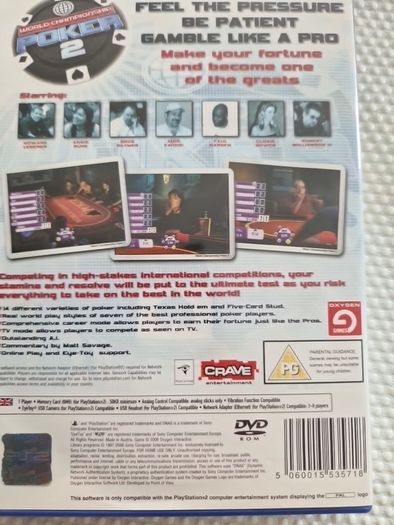 World Championship Poker 2 PlayStation2 Ps2 Games Original