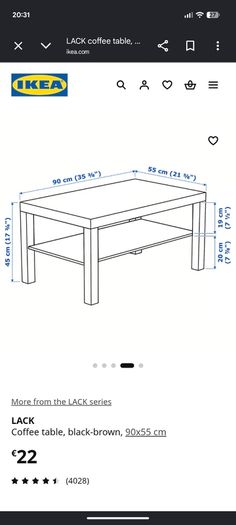 lack coffee table