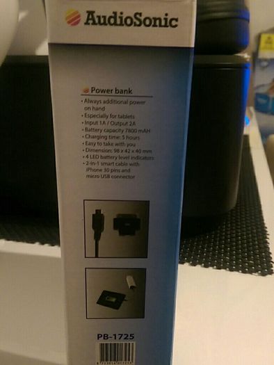 Portable charger AudioSonic