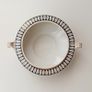 Vintage GEM two matching  serving bowls with leaf & gold lines pattern  made in England Image 7