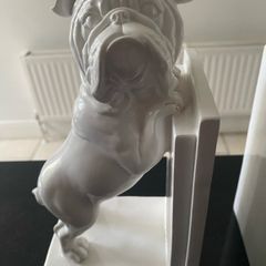 Pair of 9 inch tall English Bulldog bookends