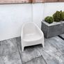 Outdoor Armchair White - Garden / Patio Chair Image 3