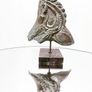 Horse Sculpture - Patinated Bronze, Marble (Signed) Image 2