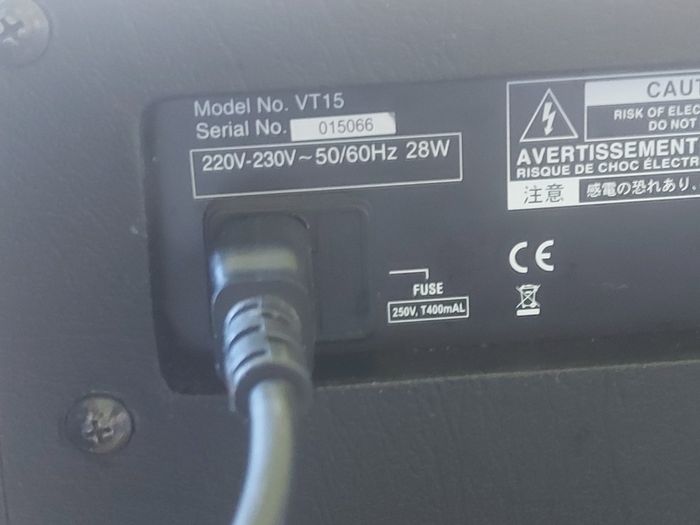 VOX Valvetronix VT15 AMP, working great and in excellent condition