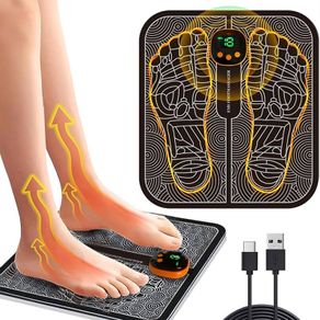 EMS Electric Foot Massager Pad Relief Pain Relax Feet Acupoints Massage Mat Shock Muscle Stimulation Improve Blood Circulation