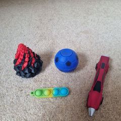 Assorted fidget toys