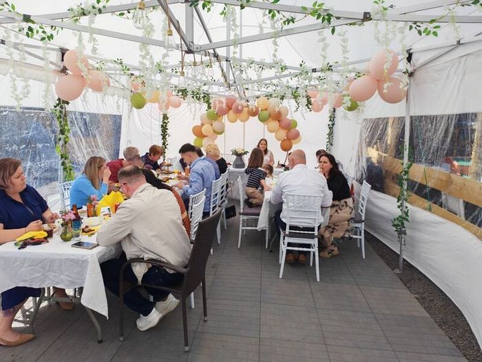 8x4m marquee pop up with sides