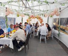 8x4m marquee pop up with sides