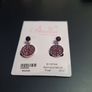 NEW 3 pairs of earrings by Absolute Jewellery Design Pearl Amethyst RRP78Eur Image 2