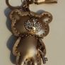 Ladies Bear Golden & Silver Bracelet with Mini Key Image 2