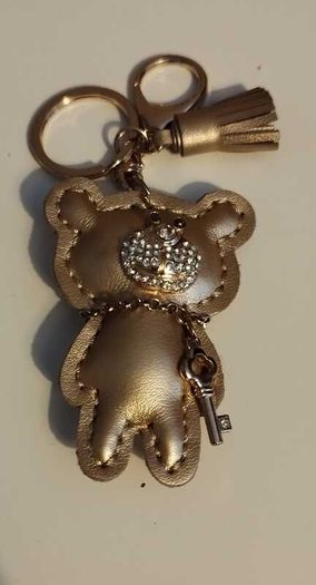 Ladies Bear Golden & Silver Bracelet with Mini Key