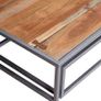 Two Piece Coffee Table Set Solid Acacia Wood Image 8