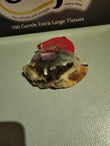 Fluorite chalcopyrite slab