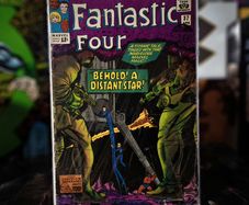 Fantastic Four ! Issue #37 ! 1st Appearance of Anelle - Death of Morrat ! by Stan Lee and Jack Kirby ! Silver Age Comic from 1965 ! by Marvel !