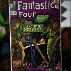 Fantastic Four ! Issue #37 ! 1st Appearance of Anelle - Death of Morrat ! by Stan Lee and Jack Kirby ! Silver Age Comic from 1965 ! by Marvel !