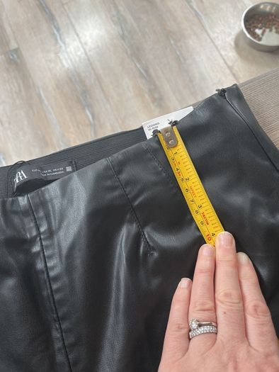 Zara hi rise faux leather Legging BNWT