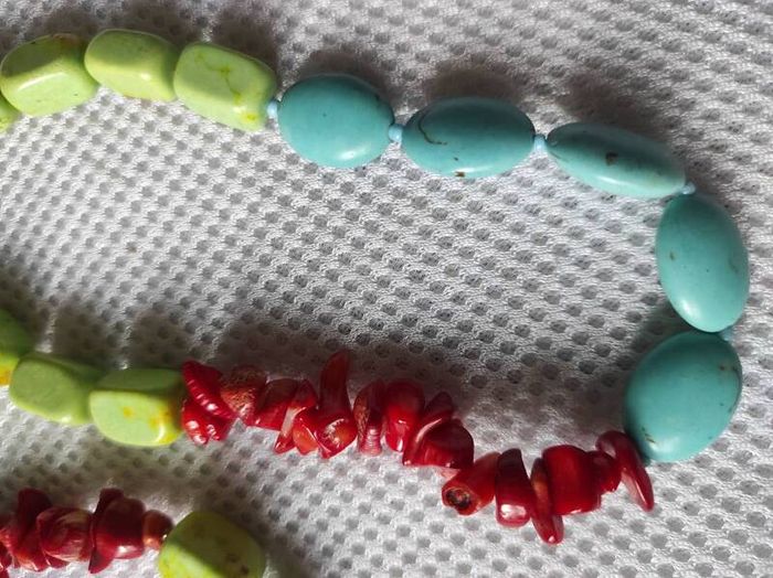 Natural stones necklace