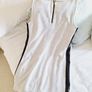 Stradivarius White Dress - Size 8 Image 3