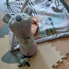 Play mat and tummy time pillow