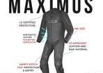 MZB Maximus Matt Black Premium Buffalo Motorcycle Leathers
