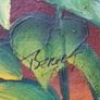 Large and Sunflower Oil Painting by C. R. Benoit Image 8