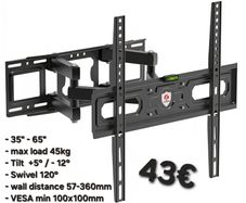 Tv Wall Mount Bracket Tilt Swivel Full Motion 35"-65"