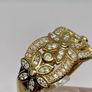 Diamond Heart Ring in 18K Rose Gold Vermeil Plated Sterling Silver Image 5