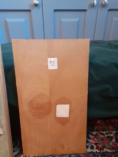 Vintage French Painted Board Art