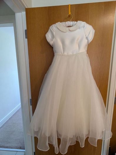 Communion dress (Arnott's) and accessories