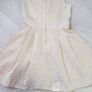 Girls Cream/Gold Tiger Print Dress Age 10-11 Image 2